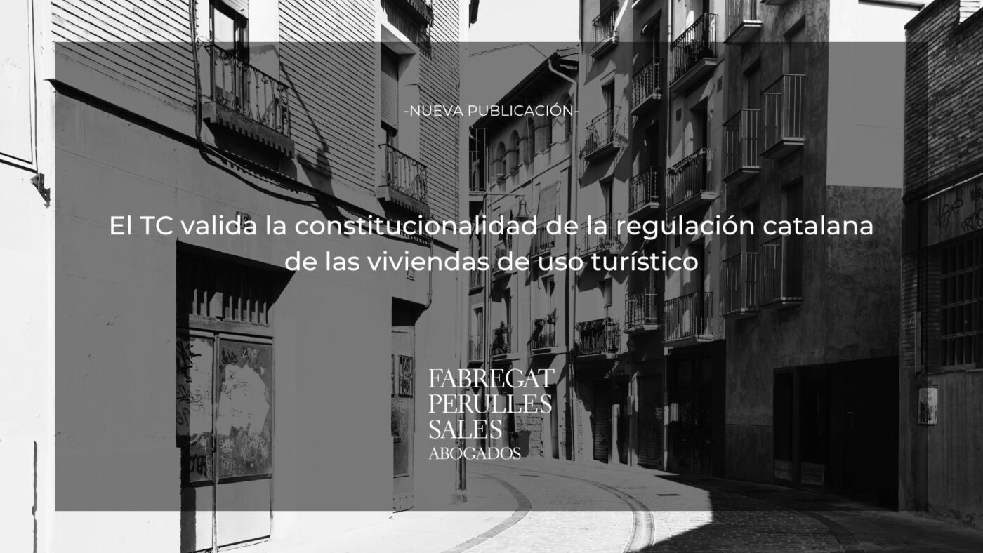 El TC valida la constitucionalidad de la regulación catalana de las viviendas de uso turístico
